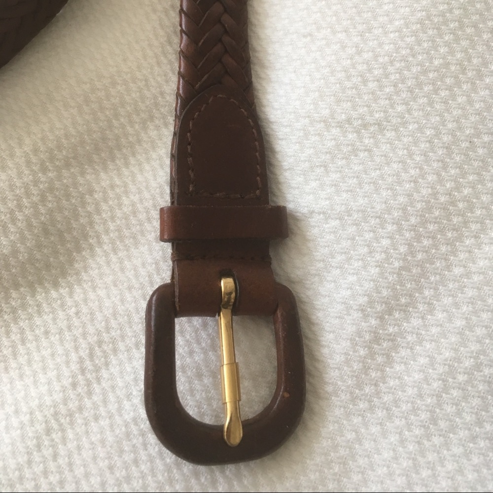 Talbots Women’s Braided Leather Belt